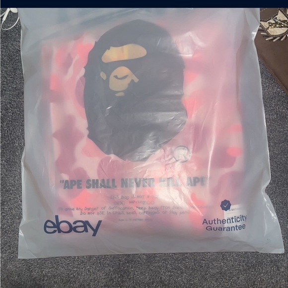 A Bathing Ape Pink Camo Graphic Tee